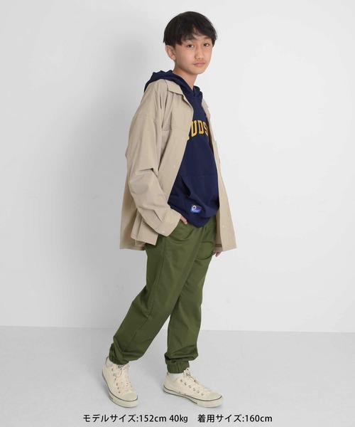 GLAZOS（グラソス）の「【Penfield】ストレッチ・開襟シャツ（シャツ/ブラウス・キッズ・ベージュ/ブラック/チャコールグレー・160cm/170cm/150cm/140cm）」の6枚目の写真