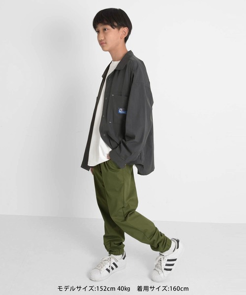 GLAZOS（グラソス）の「【Penfield】ストレッチ・開襟シャツ（シャツ/ブラウス・キッズ・ベージュ/ブラック/チャコールグレー・160cm/170cm/150cm/140cm）」の22枚目の写真