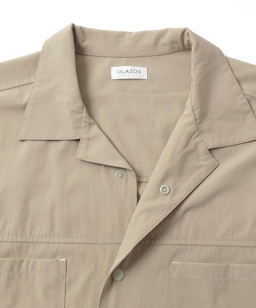 GLAZOS（グラソス）の「【Penfield】ストレッチ・開襟シャツ（シャツ/ブラウス・キッズ・ベージュ/ブラック/チャコールグレー・160cm/170cm/150cm/140cm）」の7枚目の写真