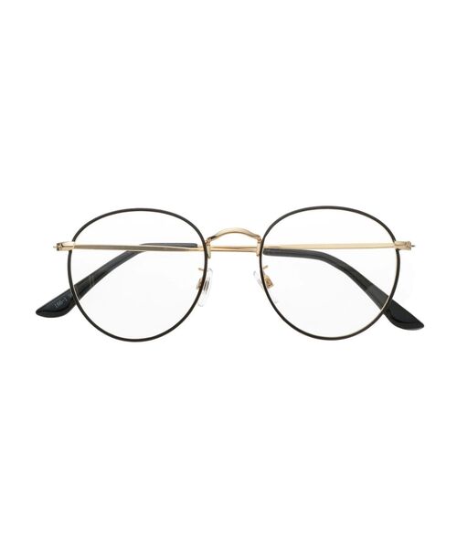 dazzlin（ダズリン）の「メタルクラシカルメガネ（メガネ・レディース・ゴールド/ブラック・FREE）」の3枚目の写真