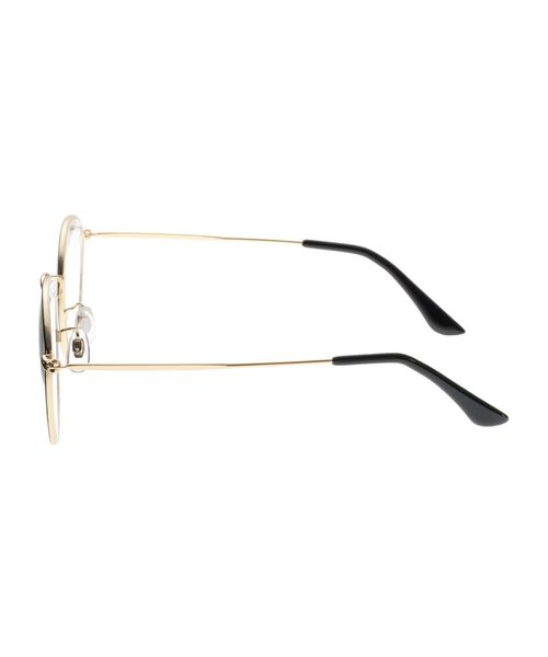 dazzlin（ダズリン）の「メタルクラシカルメガネ（メガネ・レディース・ゴールド/ブラック・FREE）」の4枚目の写真