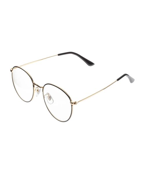 dazzlin（ダズリン）の「メタルクラシカルメガネ（メガネ・レディース・ゴールド/ブラック・FREE）」の5枚目の写真