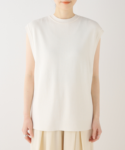 セール】【NEARBYME/ニアーバイミー】 BACK SLIT ニット（ニット