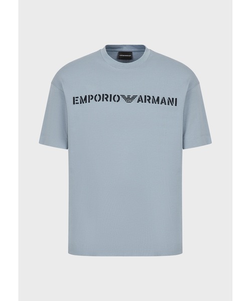 EMPORIO ARMANI（エンポリオアルマーニ）の「【エンポリオ アルマーニ】Tシャツ ヘビージャージー ステンシルフォント Emporio Armani刺繍（Tシャツ/カットソー・メンズ・スカイブルー/ブラック/ホワイト系その他/モスグリーン・LARGE/MEDIUM/X-LARGE/SMALL/XX-LARGE/X-SMALL）」の17枚目の写真