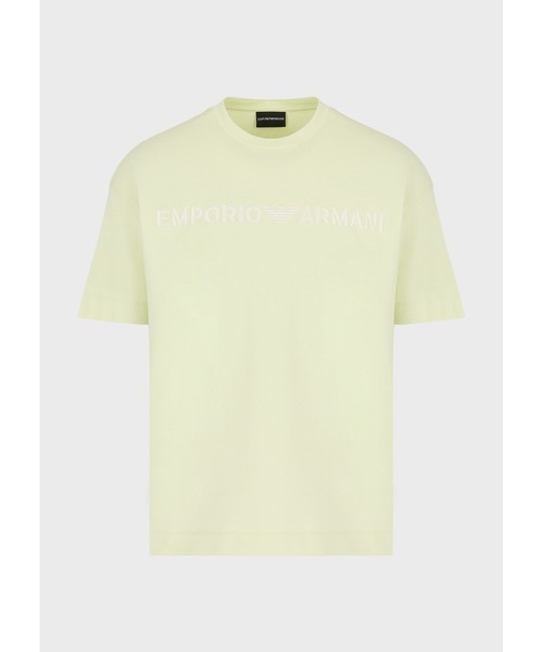 EMPORIO ARMANI（エンポリオアルマーニ）の「【エンポリオ アルマーニ】Tシャツ ヘビージャージー ステンシルフォント Emporio Armani刺繍（Tシャツ/カットソー・メンズ・スカイブルー/ブラック/ホワイト系その他/モスグリーン・LARGE/MEDIUM/X-LARGE/SMALL/XX-LARGE/X-SMALL）」の18枚目の写真