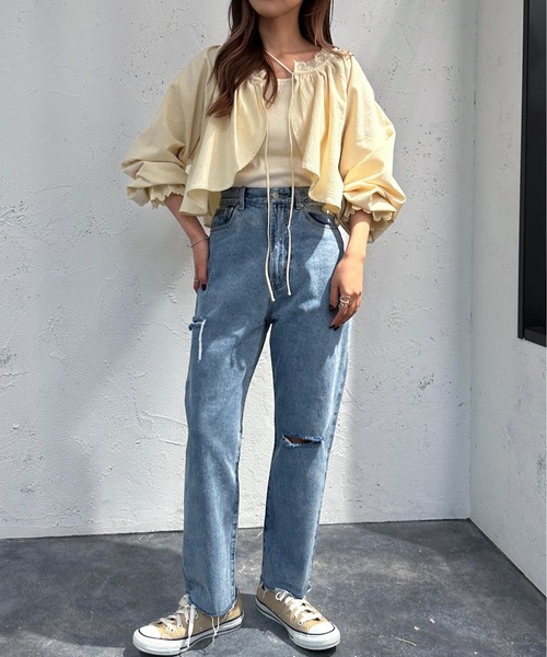 apres jour mignon(アプレジュールミニョン)の「レースボレロ【ZOZOTOWN限定アイテム】(シャツ/ブラウス・レディース・アイボリー/オフホワイト/ブラック・X-LARGE/フリー)」の15枚目の写真