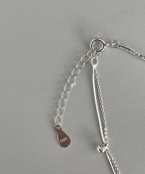 CANAL JEAN（キャナルジーン）の「Pt(ピーティー) ボールチェーンレイヤードブレスレット（ブレスレット・レディース・シルバー・ONE SIZE）」の5枚目の写真