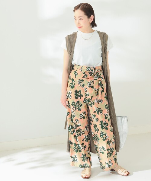 B:MING by BEAMS（ビーミングバイビームス）の「B:MING by BEAMS / トロピカル柄 プリント パンツ（その他パンツ・レディース・ピンク/イエロー・SMALL/MEDIUM）」の12枚目の写真