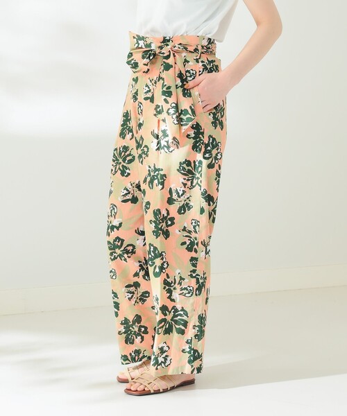 B:MING by BEAMS（ビーミングバイビームス）の「B:MING by BEAMS / トロピカル柄 プリント パンツ（その他パンツ・レディース・ピンク/イエロー・SMALL/MEDIUM）」の8枚目の写真