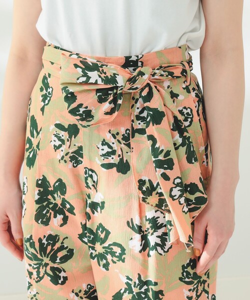 B:MING by BEAMS（ビーミングバイビームス）の「B:MING by BEAMS / トロピカル柄 プリント パンツ（その他パンツ・レディース・ピンク/イエロー・SMALL/MEDIUM）」の7枚目の写真