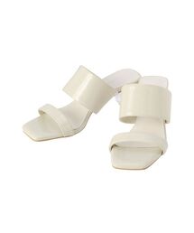 MERCURYDUO | ダブルベルトクリアヒールサンダル(サンダル)