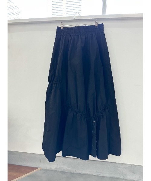 JUMELLE（ジュメロ）の「ワッシャードロストスカート（スカート・レディース・ブラック・MEDIUM）」の12枚目の写真