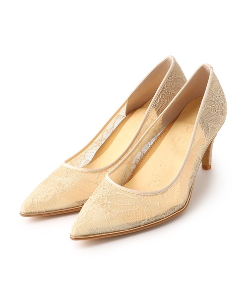 ESPERANZA(エスペランサ)の「疲れにくいパンプスNeoレース<約7.5cmヒール>(パンプス・レディース・ベージュ系8/ブラック系8・21.0cm/21.5cm/22.0cm/22.5cm/23.0cm/23.5cm/24.0cm/24.5cm/25.5cm/26.0cm/25.0cm)」の4枚目の写真