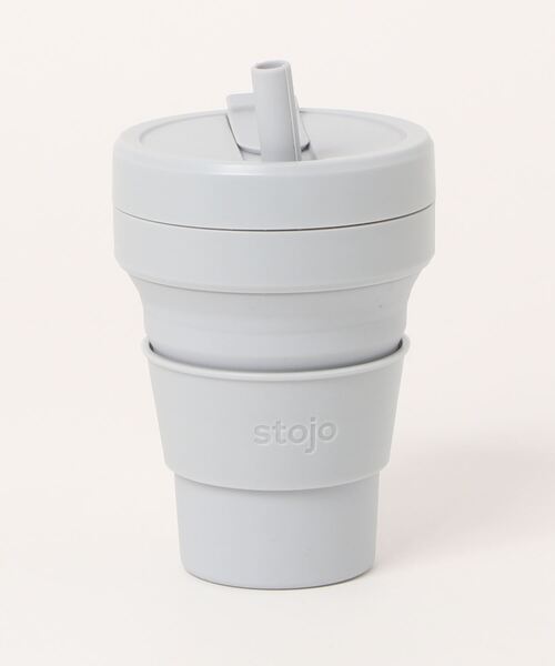 emmi(エミ)の「【emmi×stojo】BIGGIE 470ml(水筒・レディース・ライトグレー・FREE)」の2枚目の写真