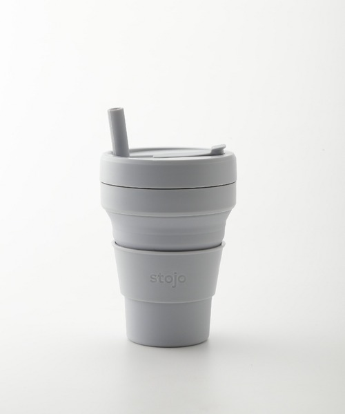 emmi(エミ)の「【emmi×stojo】BIGGIE 470ml(水筒・レディース・ライトグレー・FREE)」の8枚目の写真