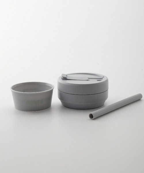 emmi(エミ)の「【emmi×stojo】BIGGIE 470ml(水筒・レディース・ライトグレー・FREE)」の5枚目の写真