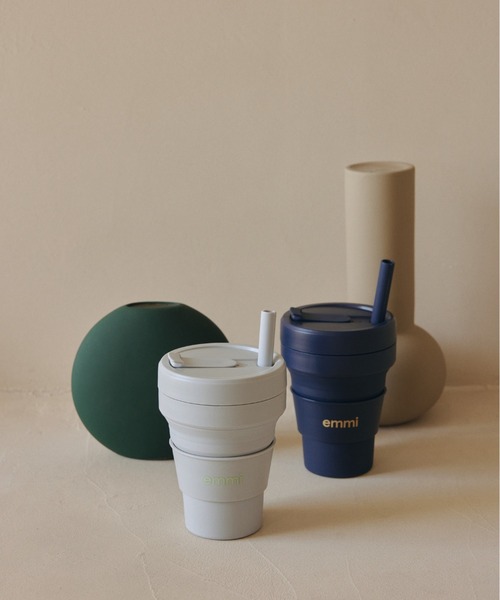 emmi(エミ)の「【emmi×stojo】BIGGIE 470ml(水筒・レディース・ライトグレー・FREE)」の11枚目の写真