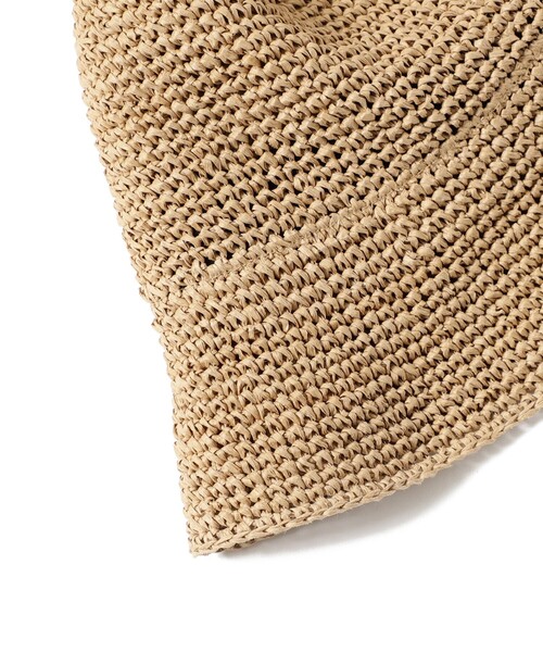 Ray BEAMS（レイビームス）の「Ray BEAMS / ペーパー バケット ハット（ハット・レディース・ナチュラル/ブルー系その他・ONE SIZE）」の8枚目の写真