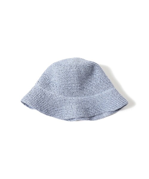 Ray BEAMS（レイビームス）の「Ray BEAMS / ペーパー バケット ハット（ハット・レディース・ナチュラル/ブルー系その他・ONE SIZE）」の10枚目の写真