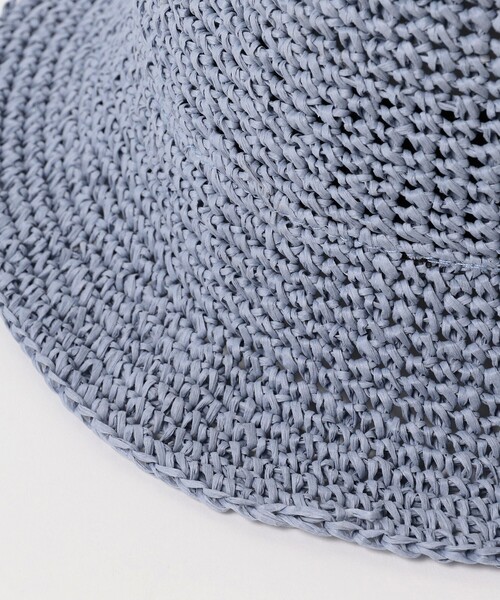 Ray BEAMS（レイビームス）の「Ray BEAMS / ペーパー バケット ハット（ハット・レディース・ナチュラル/ブルー系その他・ONE SIZE）」の20枚目の写真