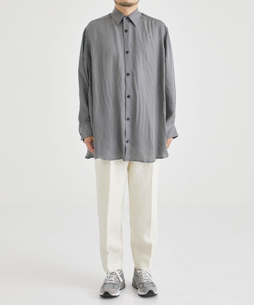 th products/ティーエイチプロダクト】Oversized Shirt/オーバー