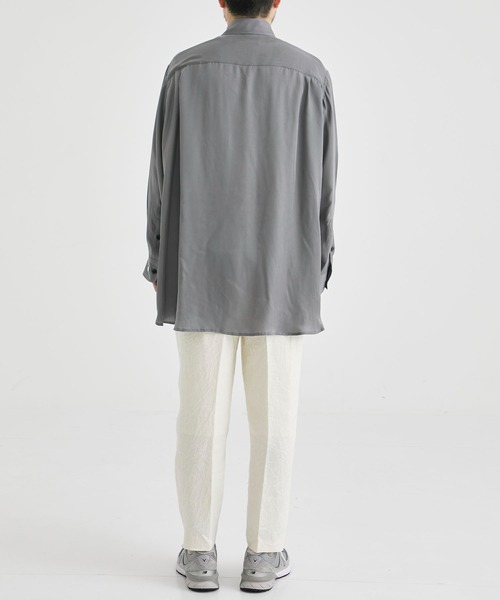 th products/ティーエイチプロダクト】Oversized Shirt/オーバー