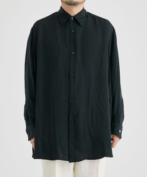 th products/ティーエイチプロダクト】Oversized Shirt/オーバー