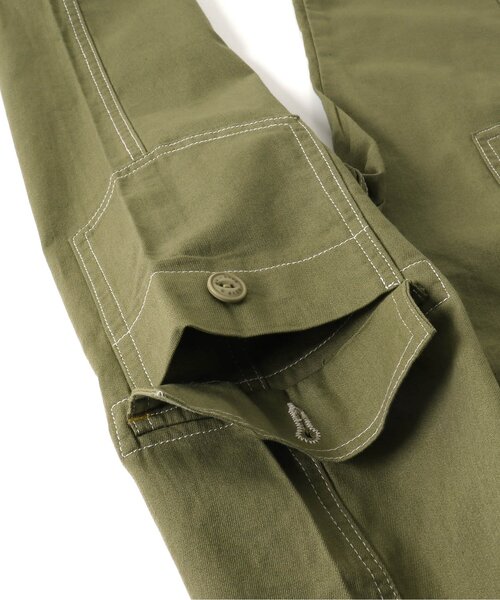 BREEZE（ブリーズ）の「カラーベルトサロペット（サロペット/オーバーオール・キッズ・キナリ/インディゴブルー/カーキ・100/90/130/120/110/80）」の7枚目の写真