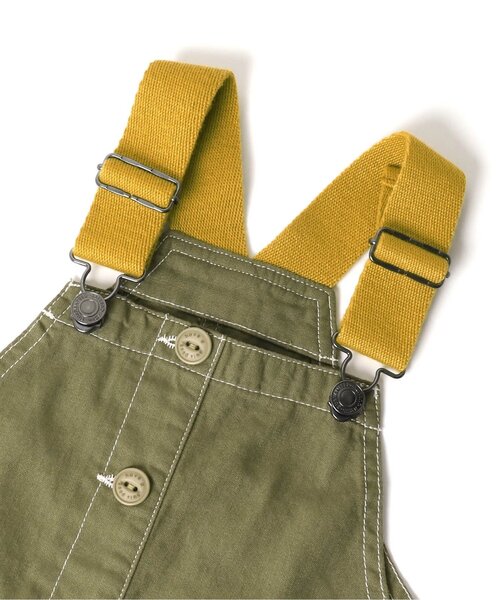 BREEZE（ブリーズ）の「カラーベルトサロペット（サロペット/オーバーオール・キッズ・キナリ/インディゴブルー/カーキ・100/90/130/120/110/80）」の16枚目の写真
