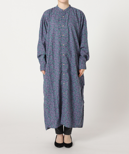 ARMEN(アーメン)の「【ARMEN/アーメン】SMALL FLOWER バンドカラーMAXI OP:ワンピース(ワンピース・レディース・ベージュ/ネイビー・3)」の12枚目の写真