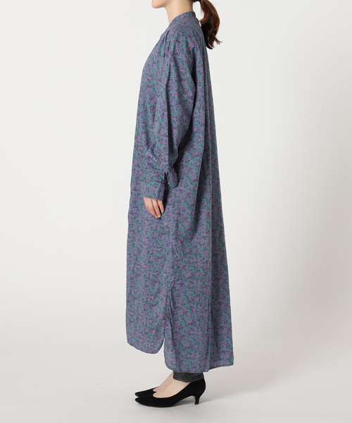 ARMEN(アーメン)の「【ARMEN/アーメン】SMALL FLOWER バンドカラーMAXI OP:ワンピース(ワンピース・レディース・ベージュ/ネイビー・3)」の21枚目の写真