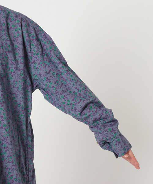 ARMEN(アーメン)の「【ARMEN/アーメン】SMALL FLOWER バンドカラーMAXI OP:ワンピース(ワンピース・レディース・ベージュ/ネイビー・3)」の10枚目の写真