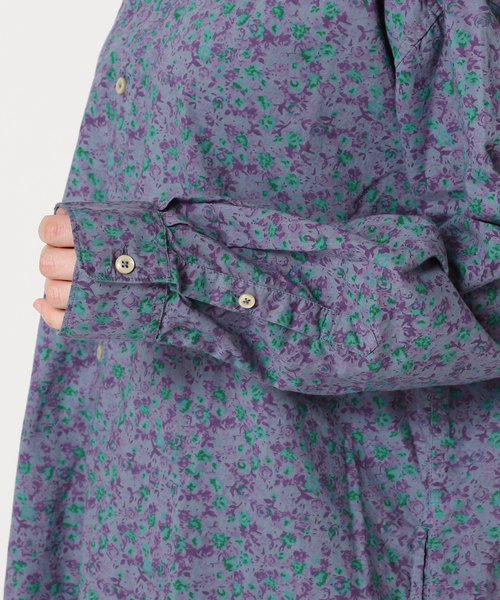 ARMEN(アーメン)の「【ARMEN/アーメン】SMALL FLOWER バンドカラーMAXI OP:ワンピース(ワンピース・レディース・ベージュ/ネイビー・3)」の16枚目の写真