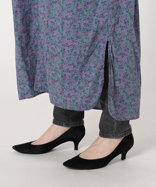 ARMEN(アーメン)の「【ARMEN/アーメン】SMALL FLOWER バンドカラーMAXI OP:ワンピース(ワンピース・レディース・ベージュ/ネイビー・3)」の22枚目の写真