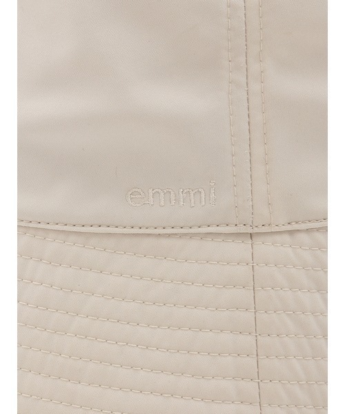 emmi（エミ）の「【emmi atelier】バケットハット（ハット・レディース・ベージュ/ブラック・FREE）」の9枚目の写真