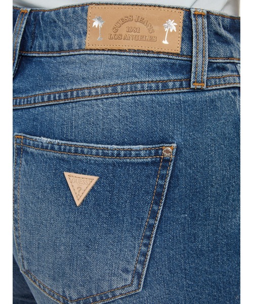 Guess（ゲス）の「Hola Short Denim Pants デニムパンツ ジーンズ レディース（デニムパンツ・レディース・インディゴブルー・26inch/27inch/28inch/25inch）」の4枚目の写真