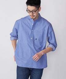 【ZOZO限定】SHIPS.me: シャンブレープルオーバーラウンドカラーシャツ