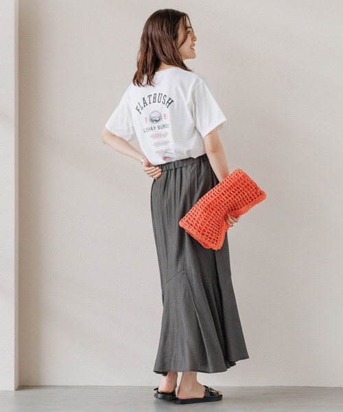 LEPSIM（レプシィム）の「ペーパーA4トートBAG　194294（トートバッグ・レディース・ブルー/ブラウン/オレンジ・ONE SIZE）」の6枚目の写真