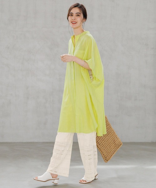 LEPSIM（レプシィム）の「ペーパーA4トートBAG　194294（トートバッグ・レディース・ブルー/ブラウン/オレンジ・ONE SIZE）」の8枚目の写真