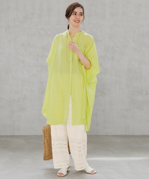 LEPSIM（レプシィム）の「ペーパーA4トートBAG　194294（トートバッグ・レディース・ブルー/ブラウン/オレンジ・ONE SIZE）」の9枚目の写真