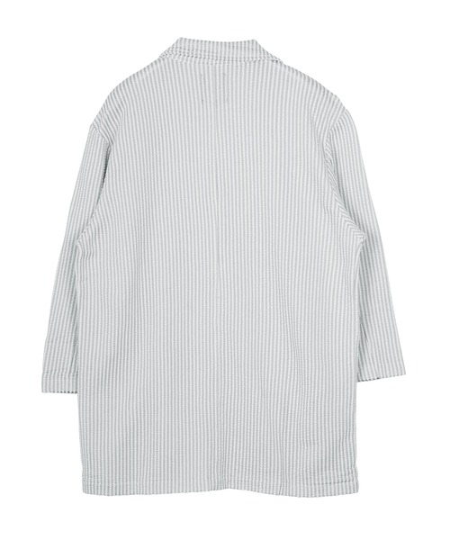 セール】シアサッカー 7分袖 サマー テーラードジャケット（テーラード