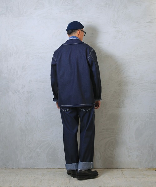 定価14080円ワイパーインク デニムカバーオール MADE IN USA WAIPER.inc（ワイパーインク）の「WORKING デニムカバーオール