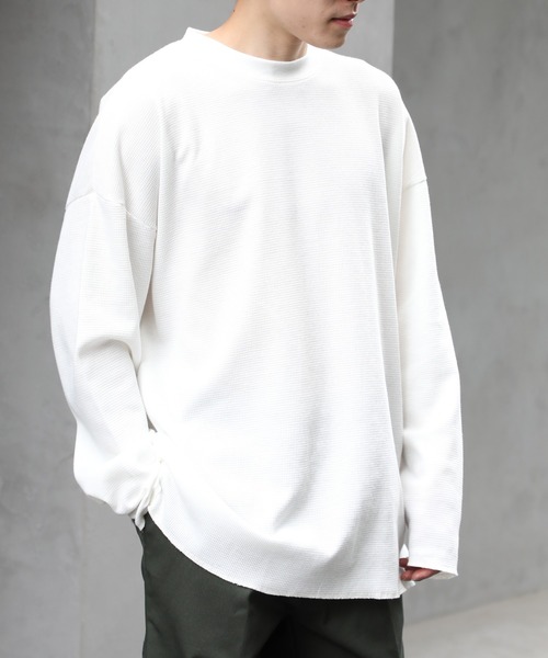 UNIVERSAL OVERALL（ユニバーサルオーバーオール）の「【UNIVERSAL OVERALL】1P パック サーマルルーズフィットUVOP-005（Tシャツ/カットソー・メンズ・ホワイト系その他2/ホワイト系1/ホワイト系その他3/ブラック系1/ブラック系その他2/ブラック系その他3・M/L/XL/S）」の14枚目の写真