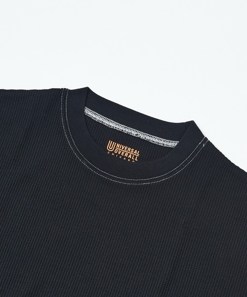 UNIVERSAL OVERALL(ユニバーサルオーバーオール)の「【UNIVERSAL OVERALL】1P パック サーマルルーズフィットUVOP-005(Tシャツ/カットソー・メンズ・ホワイト系その他2/ホワイト系1/ホワイト系その他3/ブラック系1/ブラック系その他2/ブラック系その他3・M/L/XL/S)」の17枚目の写真