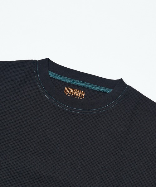 UNIVERSAL OVERALL(ユニバーサルオーバーオール)の「【UNIVERSAL OVERALL】1P パック サーマルルーズフィットUVOP-005(Tシャツ/カットソー・メンズ・ホワイト系その他2/ホワイト系1/ホワイト系その他3/ブラック系1/ブラック系その他2/ブラック系その他3・M/L/XL/S)」の18枚目の写真