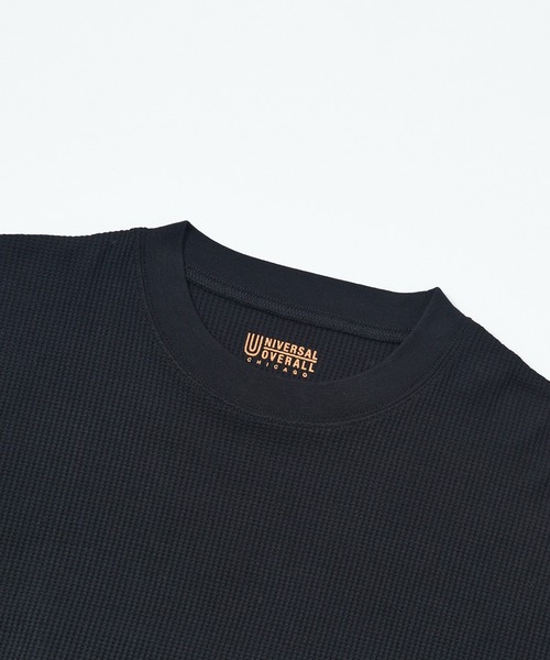 UNIVERSAL OVERALL(ユニバーサルオーバーオール)の「【UNIVERSAL OVERALL】1P パック サーマルルーズフィットUVOP-005(Tシャツ/カットソー・メンズ・ホワイト系その他2/ホワイト系1/ホワイト系その他3/ブラック系1/ブラック系その他2/ブラック系その他3・M/L/XL/S)」の16枚目の写真