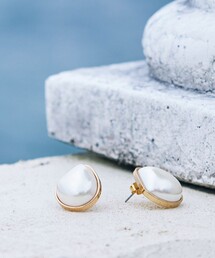 縁ありパールピアス