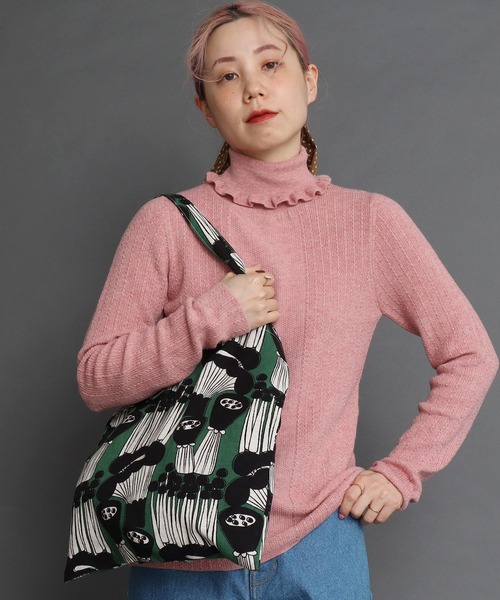 peu pres（プープレ）の「●マッシュルームプリントトートバッグ（トートバッグ・レディース・ブラウン/グリーン・FREE）」の12枚目の写真