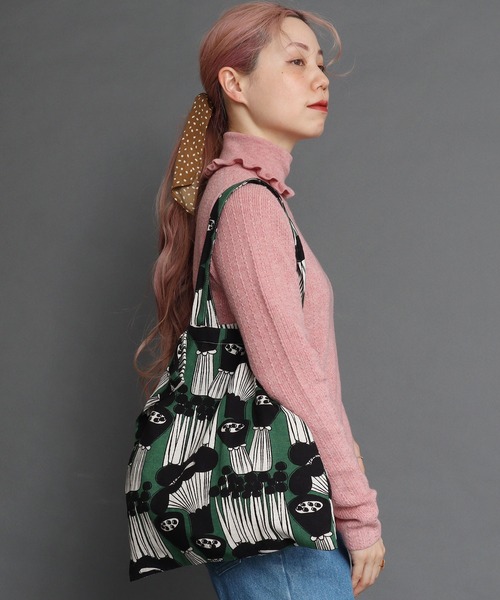 peu pres（プープレ）の「●マッシュルームプリントトートバッグ（トートバッグ・レディース・ブラウン/グリーン・FREE）」の8枚目の写真