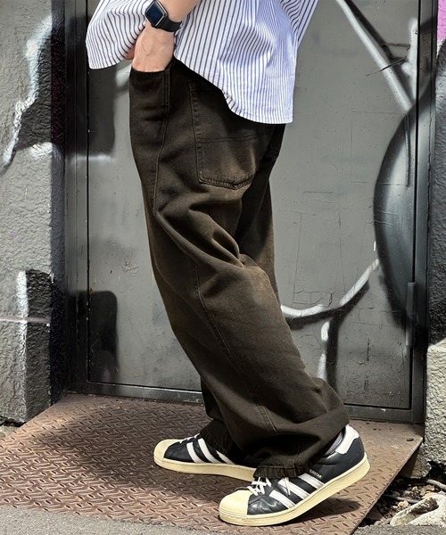 セール】オーバーダイワイドデニムパンツ（デニムパンツ